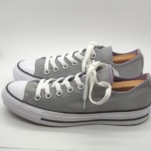 Converse All-star Low Top Women's Sneakers Gray Purple US Size 7